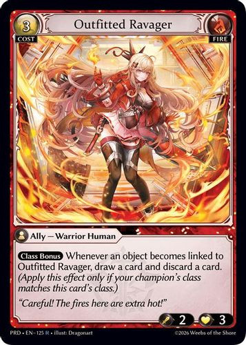 |GA10|<1st>[PRD-EN-125](R) Outfitted Ravager {Foil}