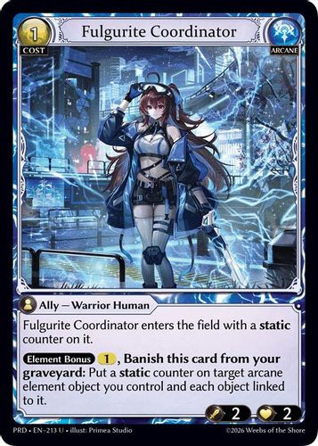 |GA10|<1st>[PRD-EN-213](U) Fulgurite Coordinator {Foil}