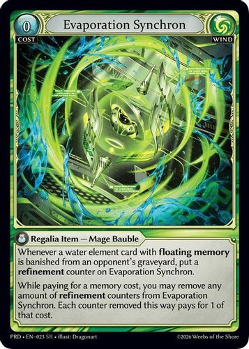 |GA10|<1st>[PRD-EN-023](SR) Evaporation Synchron {Foil}