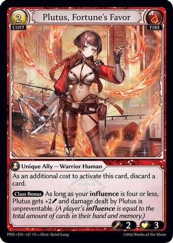 |GA10|<1st>[PRD-EN-127](SR) Plutus, Fortune's Favor {Foil}