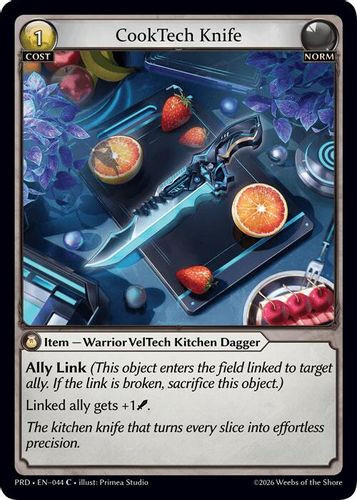 |GA10|<1st>[PRD-EN-044](C) CookTech Knife {Alt Foil}