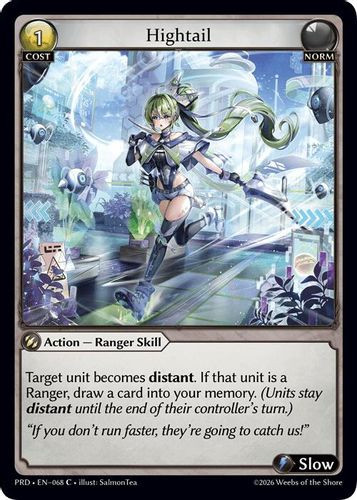 |GA10|<1st>[PRD-EN-068](C) Hightail {Alt Foil}