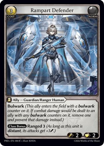 |GA10|<1st>[PRD-EN-084](C) Rampart Defender {Alt Foil}