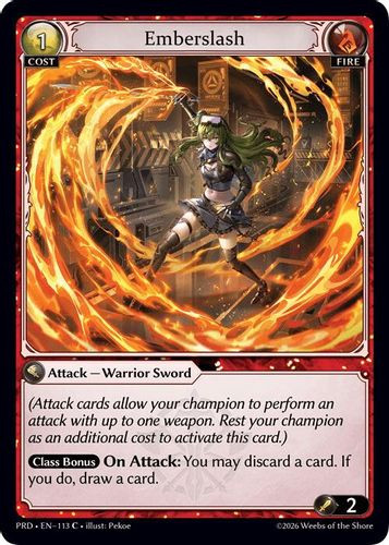|GA10|<1st>[PRD-EN-113](C) Emberslash {Alt Foil}