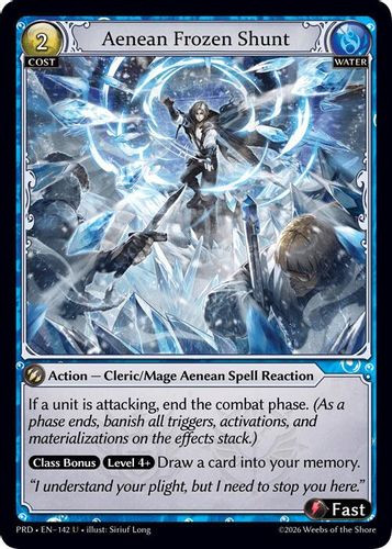 |GA10|<1st>[PRD-EN-142](U) Aenean Frozen Shunt {Alt Foil}