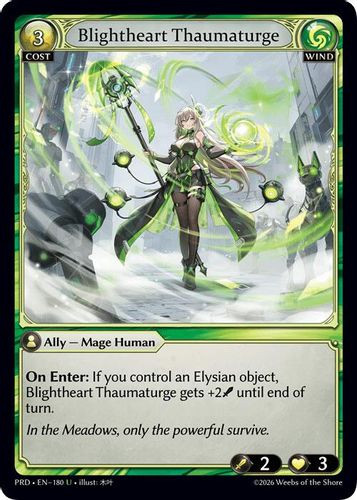 |GA10|<1st>[PRD-EN-180](U) Blightheart Thaumaturge {Alt Foil}