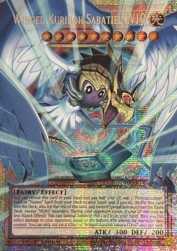 [MAMO-EN006] Winged Kuriboh Sabatiel LV10 {Extended Art} (Starlight Rare) <1st>