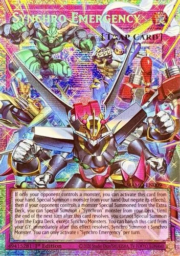 [MAMO-EN009] Synchro Emergency {Extended Art} (Starlight Rare) <1st>