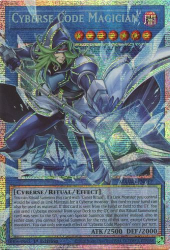 [MAMO-EN017] Cyberse Code Magician {Extended Art} (Starlight Rare) <1st>