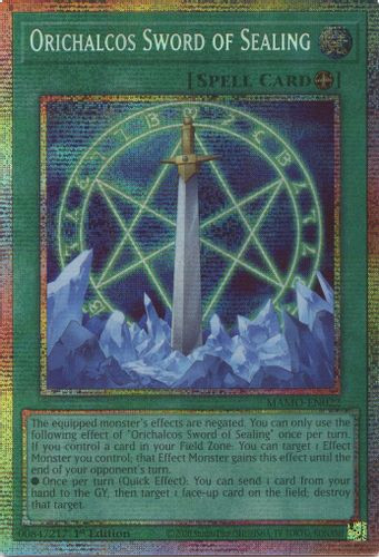 [MAMO-EN022] Orichalcos Sword of Sealing (Starlight Rare) <1st>