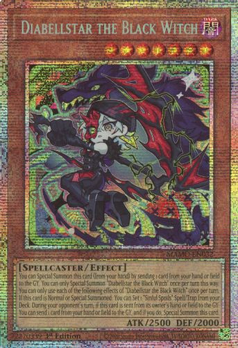 [MAMO-EN032] Diabellstar the Black Witch (Starlight Rare) <1st>