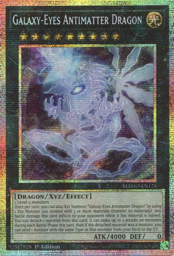 [MAMO-EN124] Galaxy-Eyes Antimatter Dragon (Starlight Rare) <1st>