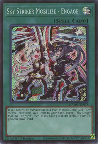 [MAMO-EN039] Sky Striker Mobilize - Engage! (Secret Rare) <1st>