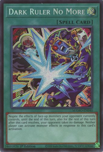[MAMO-EN040] Dark Ruler No More (Secret Rare) <1st>