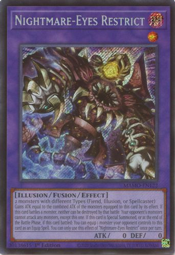 [MAMO-EN122] Nightmare-Eyes Restrict (Secret Rare) <1st>