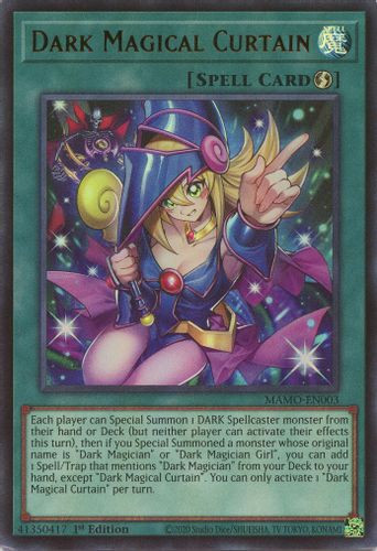 [MAMO-EN003] Dark Magical Curtain (Ultra Rare) <1st>