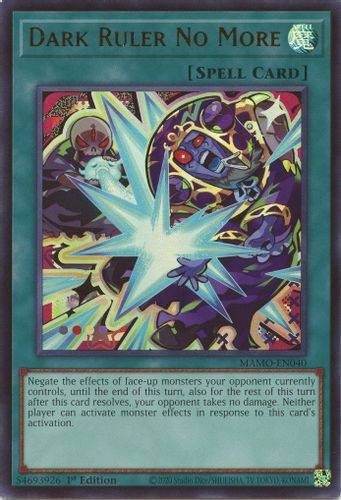 [MAMO-EN040] Dark Ruler No More (Ultra Rare) <1st>