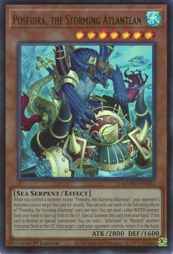 [MAMO-EN055] Poseidra, the Storming Atlantean (Ultra Rare) <1st>