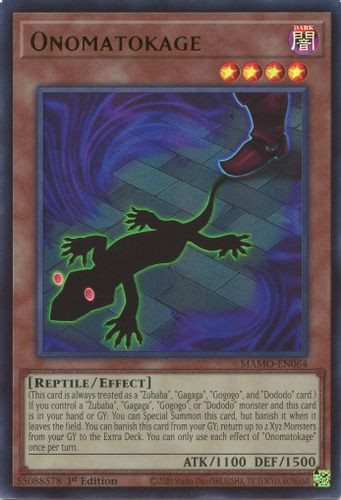 [MAMO-EN064] Onomatokage (Ultra Rare) <1st>