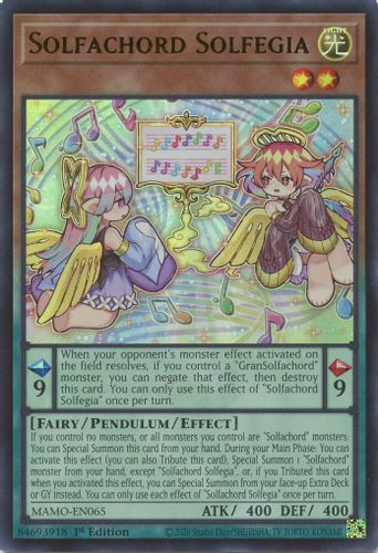 [MAMO-EN065] Solfachord Solfegia (Ultra Rare) <1st>