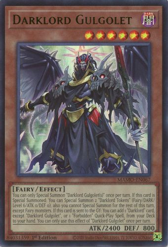 [MAMO-EN067] Darklord Gulgolet (Ultra Rare) <1st>
