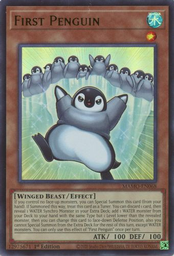 [MAMO-EN068] First Penguin (Ultra Rare) <1st>