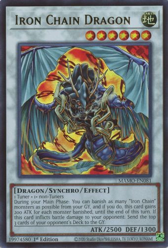 [MAMO-EN081] Iron Chain Dragon (Ultra Rare) <1st>