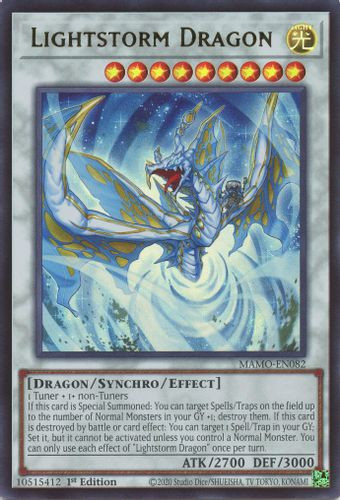 [MAMO-EN082] Lightstorm Dragon (Ultra Rare) <1st>