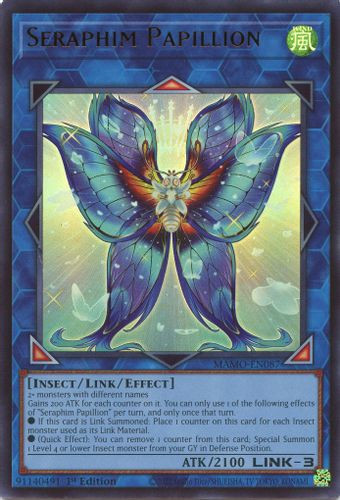[MAMO-EN087] Seraphim Papillion (Ultra Rare) <1st>