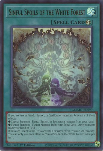 [MAMO-EN099] Sinful Spoils of the White Forest (Ultra Rare) <1st>