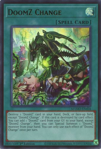 [MAMO-EN104] DoomZ Change (Ultra Rare) <1st>