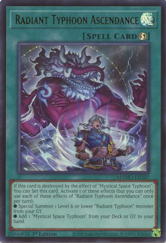 [MAMO-EN107] Radiant Typhoon Ascendance (Ultra Rare) <1st>