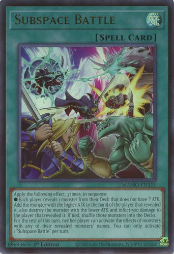 [MAMO-EN111] Subspace Battle (Ultra Rare) <1st>