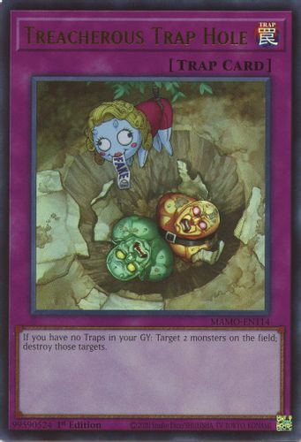 [MAMO-EN114] Treacherous Trap Hole (Ultra Rare) <1st>