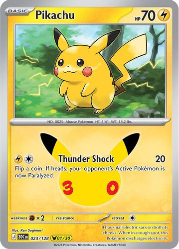 |ME05A|[30C-023/128](PCR) Pikachu {Holo}