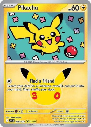 |ME05A|[30C-029/128](PCR) Pikachu {Holo}