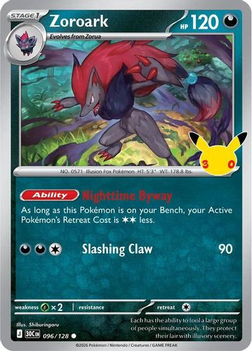 |ME05A|[30C-096/128](C) Zoroark {Holo}