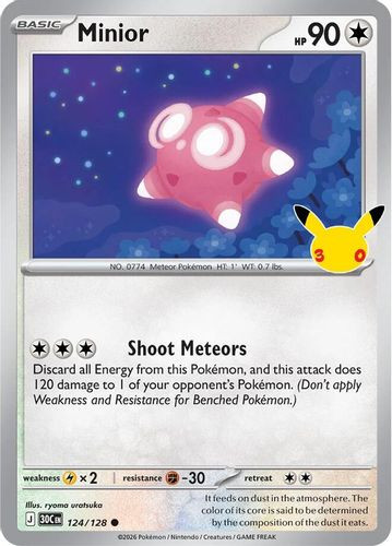 |ME05A|[30C-124/128](C) Minior {Holo}