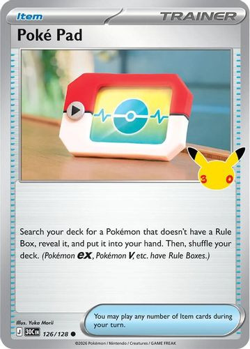 |ME05A|[30C-126/128](C) Poke Pad {Holo}
