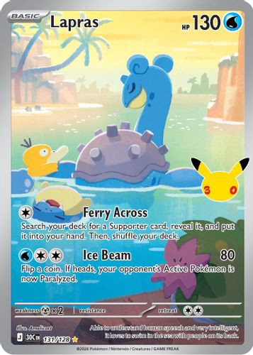 |ME05A|[30C-131/128](GR) Lapras {Holo}