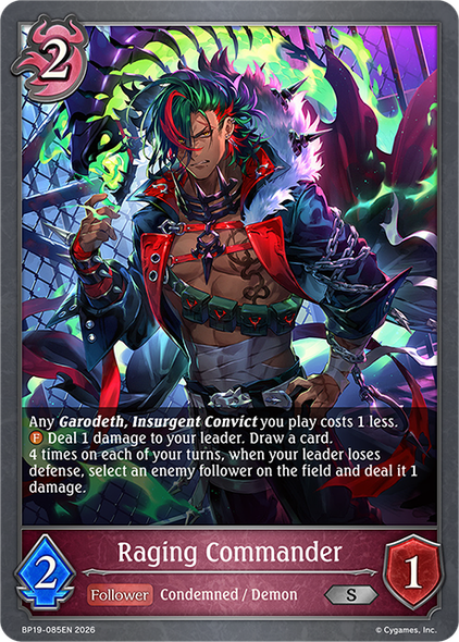 [BP19-085EN](S) Raging Commander