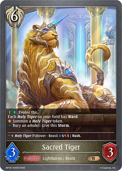[BP19-104EN](B) Sacred Tiger