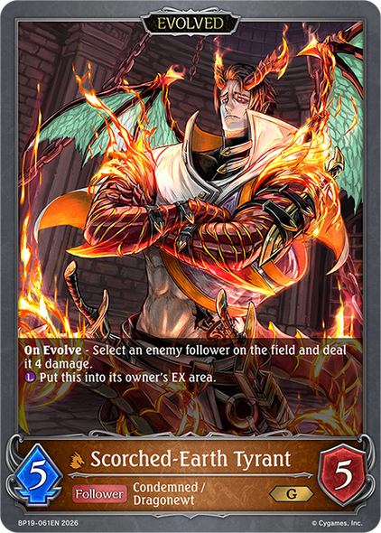 [BP19-061EN](G) Scorched-Earth Tyrant (Evolved)