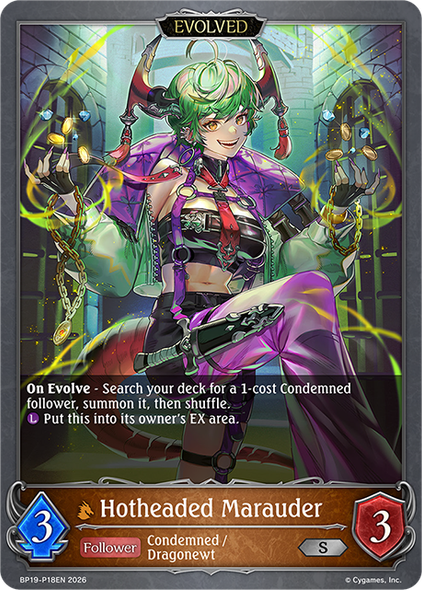 [BP19-P18EN](PS) Hotheaded Marauder (Evolved) (Premium Foil)
