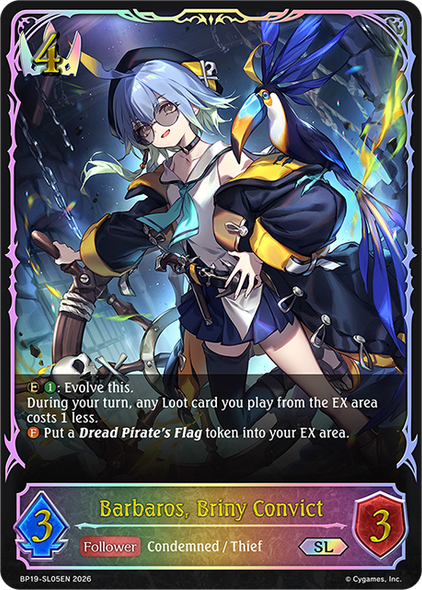 [BP19-SL05EN](SL) Barbaros, Briny Convict (Super Legendary)