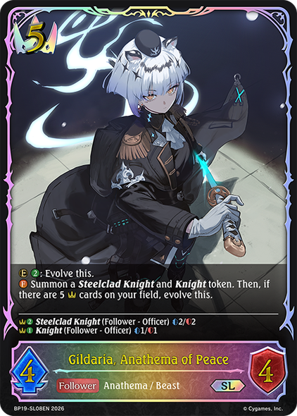 [BP19-SL08EN](SL) Gildaria, Anathema of Peace (Super Legendary)