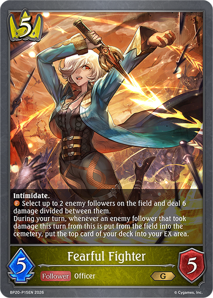 [BP20-P15EN](PG) Fearful Fighter (Premium Foil)