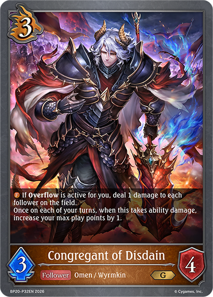[BP20-P32EN](PG) Congregant of Disdain (Premium Foil)
