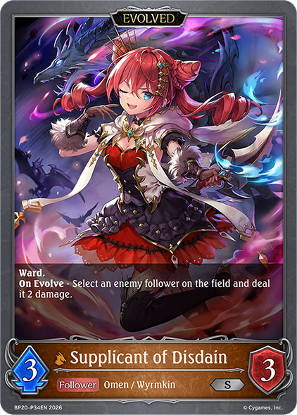 [BP20-P34EN](PS) Supplicant of Disdain (Evolved) (Premium Foil)