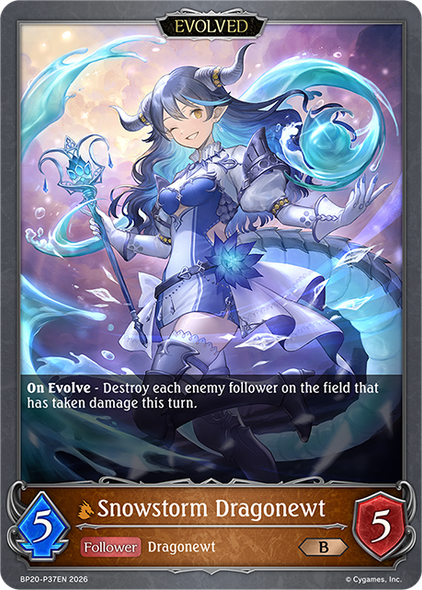 [BP20-P37EN](PB) Snowstorm Dragonewt (Evolved) (Premium Foil)